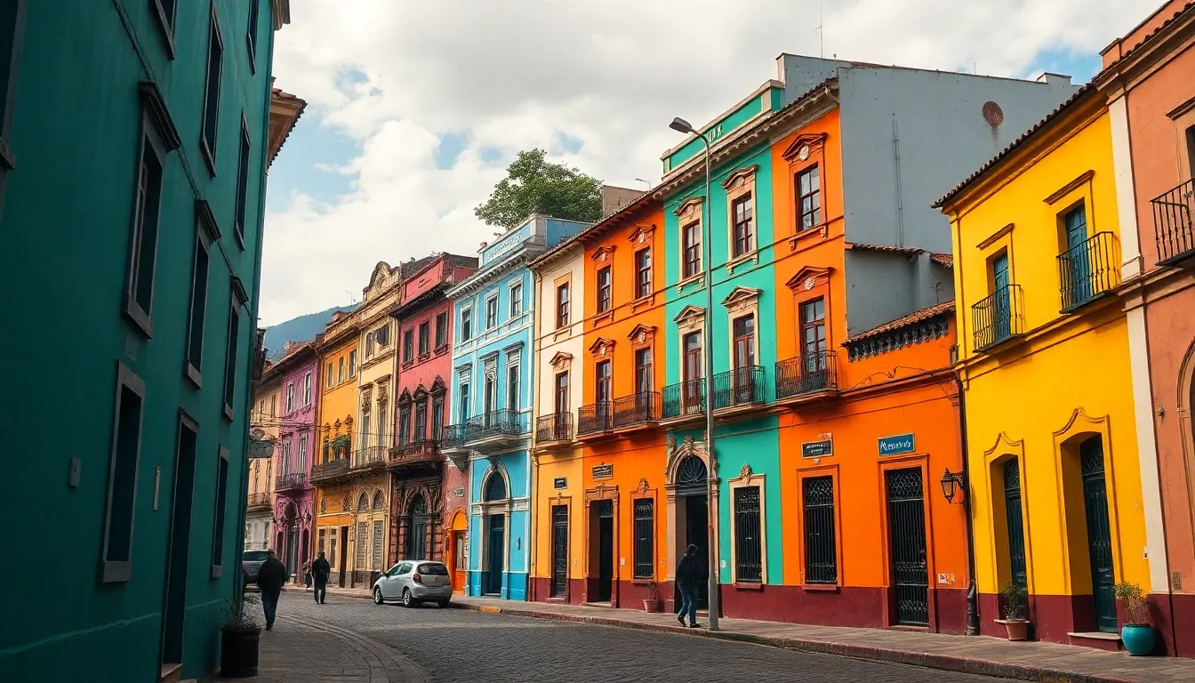 Candelaria Colorful Streets - filming location in Colombia
