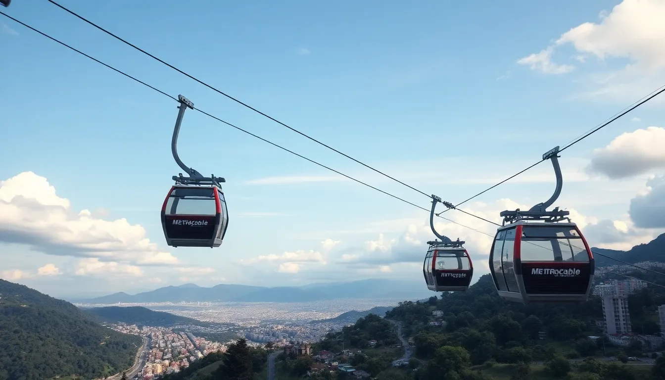 Medellin Metrocable - filming location in Colombia