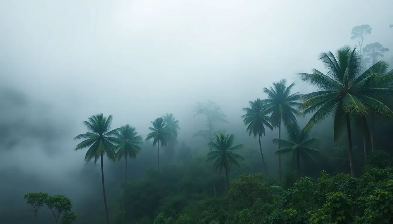 Cocora Valley Fog - filming location in Colombia