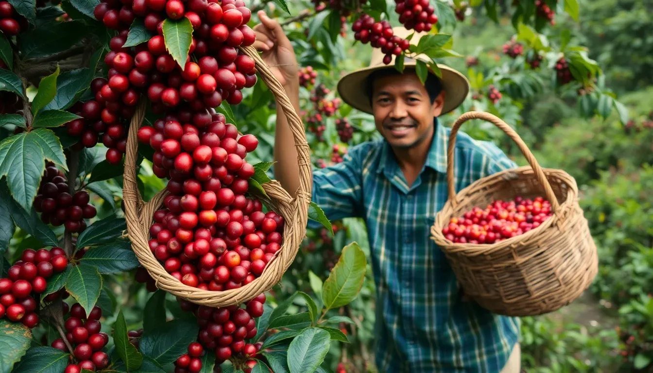 Coffee Harvesting - filming location in Colombia