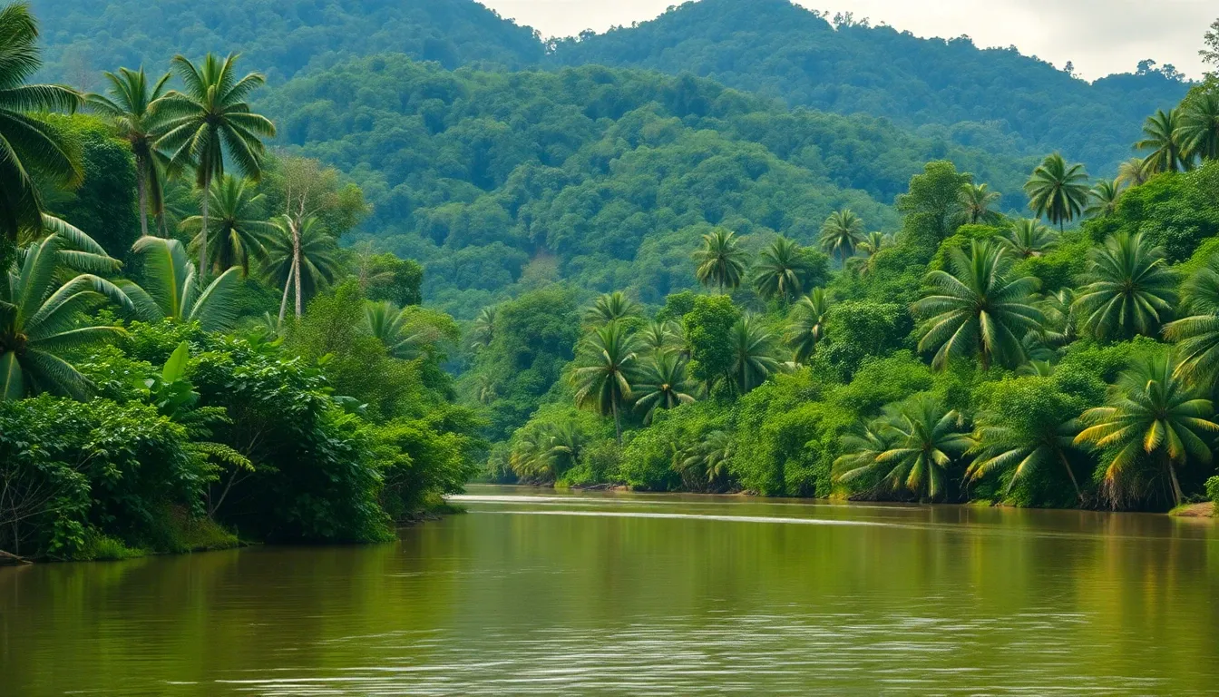 Amazon River - filming location in Colombia