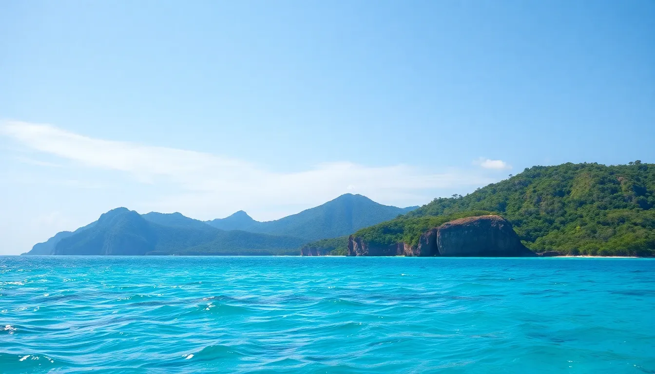 San Andres Sea - filming location in Colombia