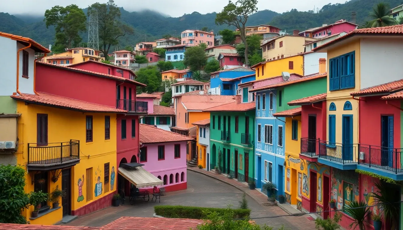 Guatape Colorful - filming location in Colombia